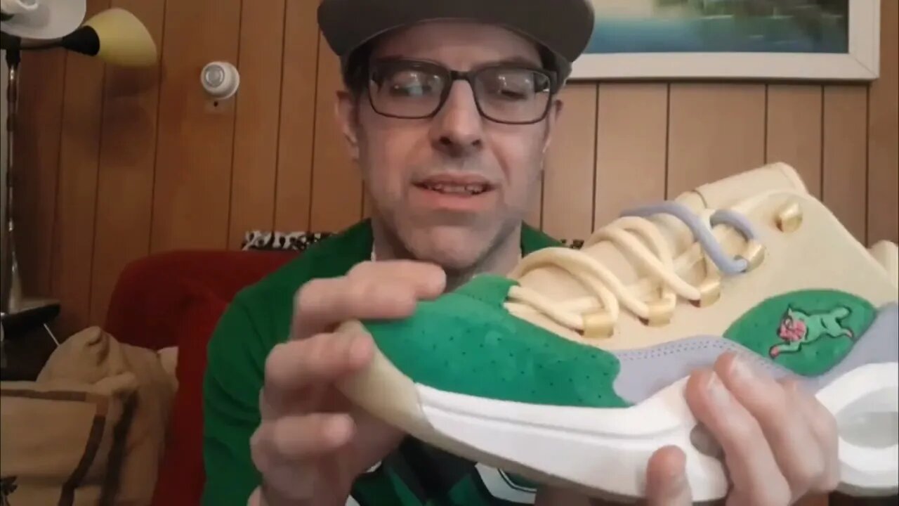 BBC Icecream X Reebok Question Low "Running Dog" - An underrated green sneaker for St Patrick's Day!