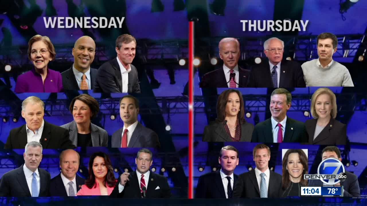 Wednesday is Day 1 of the first Democratic debate