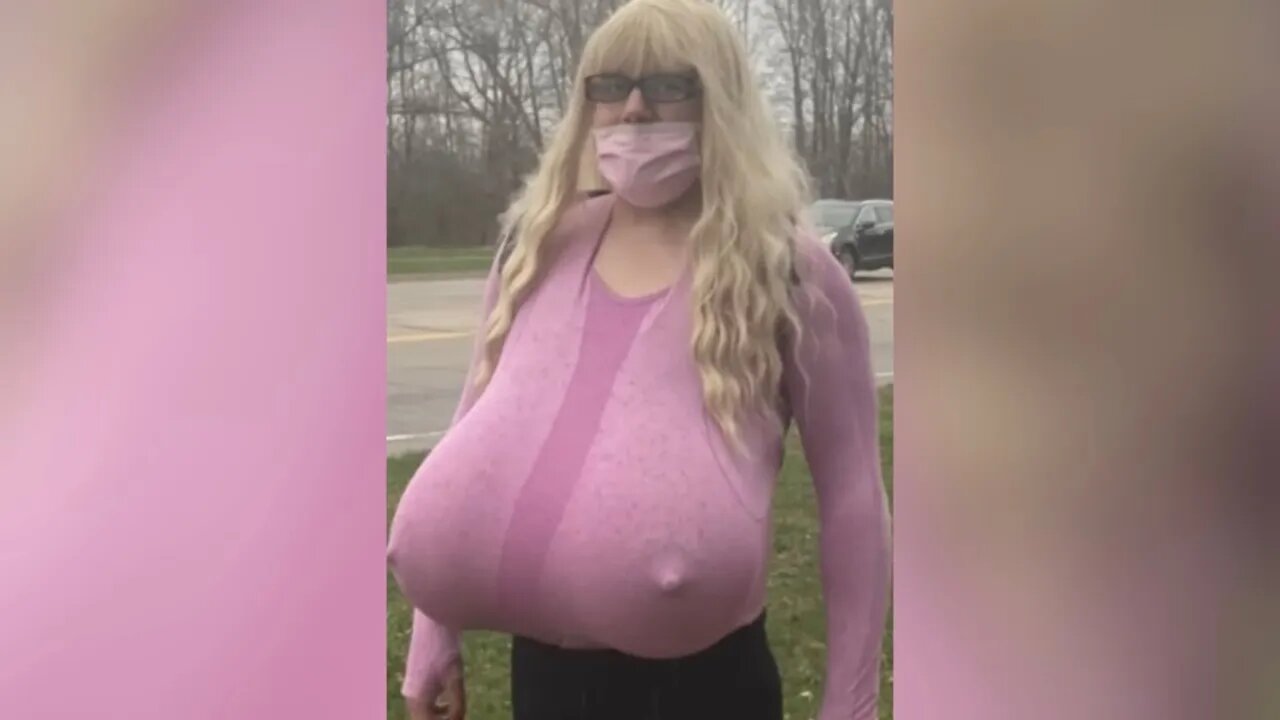 TRANS TEACHER PROSTHETIC BOOBS PUT ON LEAVE