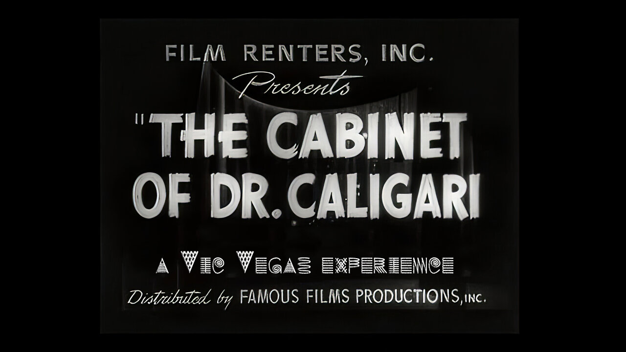 The Cabinet of Dr Caligari (1920) - Psychedelisized