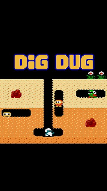 Dig Dug, an animated short.