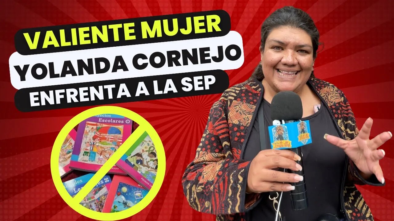 VALIENTE MUJER ENFRENTA A LA SEP EN REPRESENTACIÓN DE MILES DE CIUDADANOS CONTRA LOS LIBROS SEP