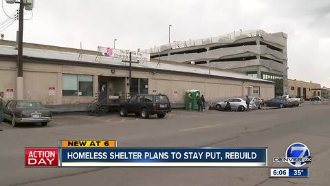 RiNo homeless shelter to stay, rebuild