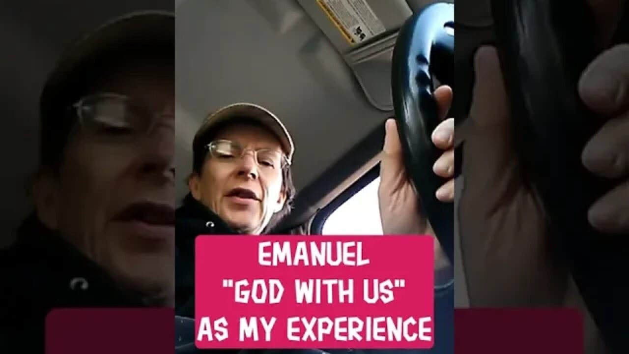 Morning Musings # 274 - Emmanuel "God With Us" As My Experience; God Having A Human Experience.