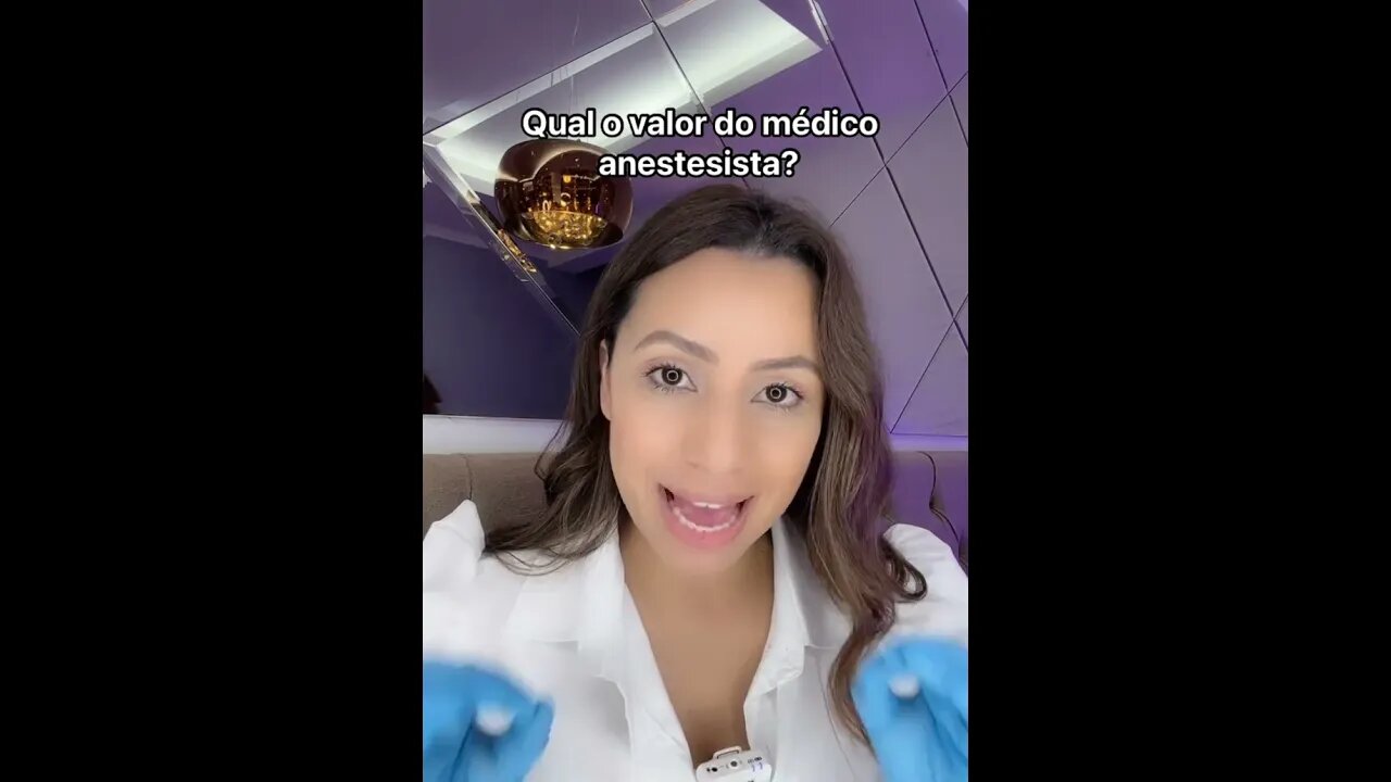 Qual o valor do médico anestesista?