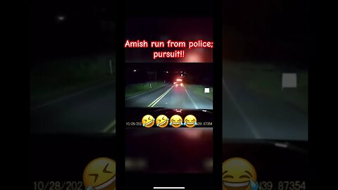 When the Amish run from police #police #pursuit #amish #funny #shorts #fyp #fy #streetracing