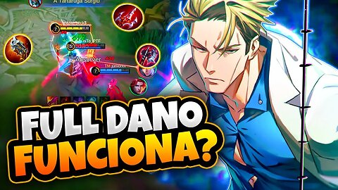 FIZ ELE FULL DANO! SÓ PODIA DAR NISSO! | MOBILE LEGENDS