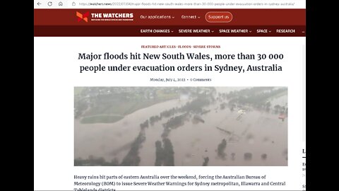 More than 30 000 people under evacuation orders in Sydney, Australia