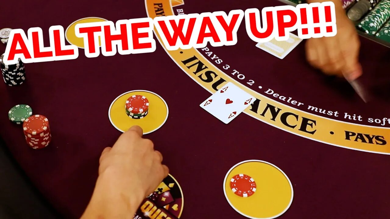 NON-STOP PRESSING! "All The Way Up" Blackjack System Review