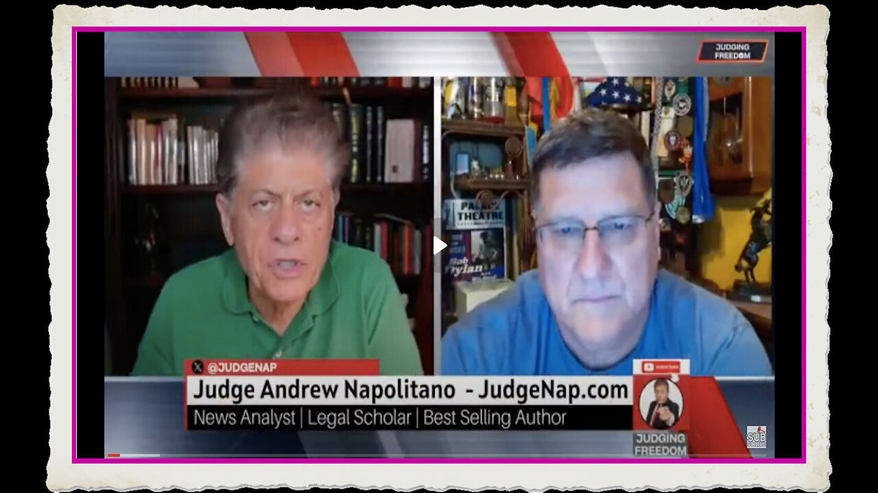 Judge Napolitano Scott Ritter Terror Attack on Sewastopol, Putin Outfoxes Blinken, Israel more