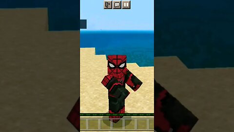 Homem-Aranha no minecraft!!!🤯🤯🤯🤯 #shorts #viral #minecraft #spiderman