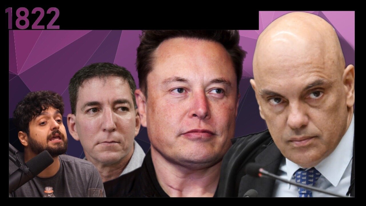 LIVE DO MAFINHA - MORAES VS GLENN GREENWALD, ELON MUSK E MONARK