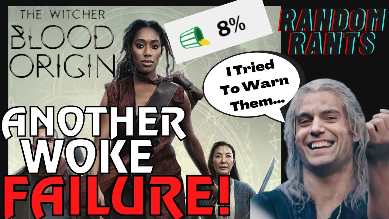 Random Rants: HUMILIATING DISASTER! Netflix's Witcher: Blood Origins Gets DESTROYED By Audiences!