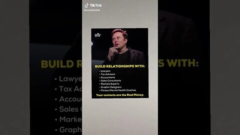 Build Relationships With tiktok wealthbible