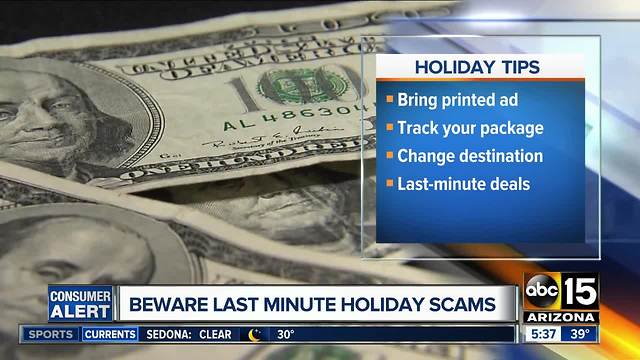 Authorities warn of holiday scams ahead of Christmas