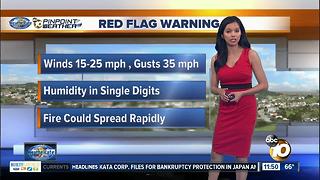 10News Pinpoint Weather Forecast Midday with Melissa Mecija