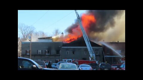 Big Fire In Houlton, ME!
