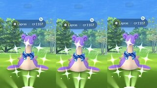 Shiny Scarf Lapras Reaction