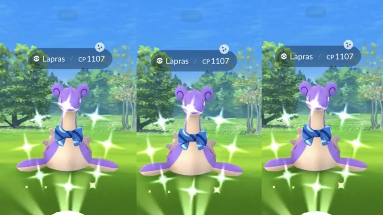 Shiny Scarf Lapras Reaction