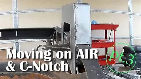 Custom Truck Front Suspension Moves On AIR | Rear C-Notch Gets Started