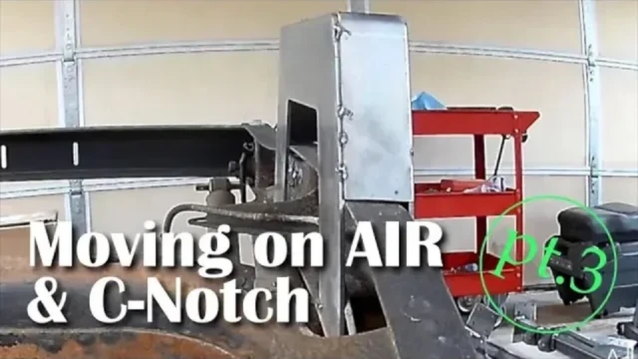 Custom Truck Front Suspension Moves On AIR | Rear C-Notch Gets Started