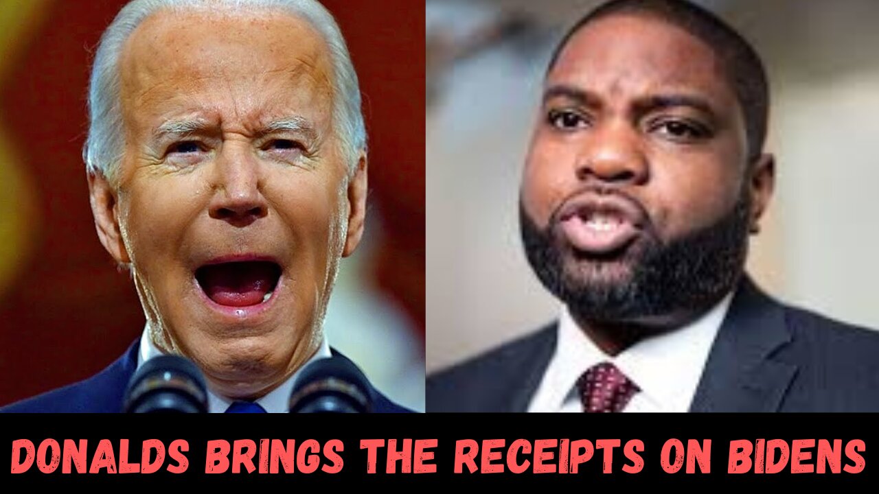 Explosive Evidence by Byron Donalds in Biden Impeachment!!!