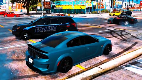 COPS Tried SHUTTING US DOWN🚓So I Took Em On A HIGH SPEED‍💨GTA5