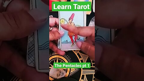 Learn Tarot :The pentacles pt 1 #tarot tarot