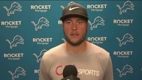 Matthew Stafford talks false-positive test scare