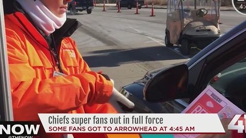 First people to park at Arrowhead