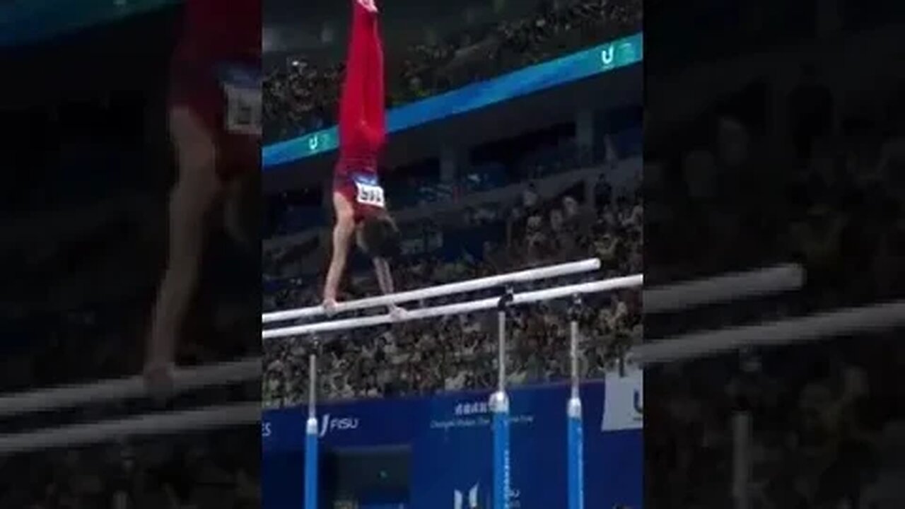 Kazuma Kaya (Japan) 🥉 on Parallel Bars - 2023 Chengdu FISU World University Games #shorts