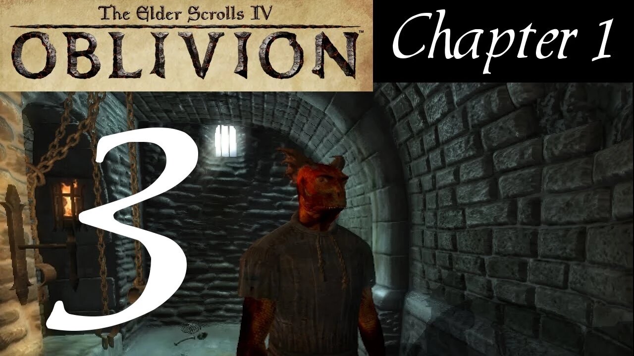 Let's Play Oblivion part 3 "Sewers" (Roleplay)