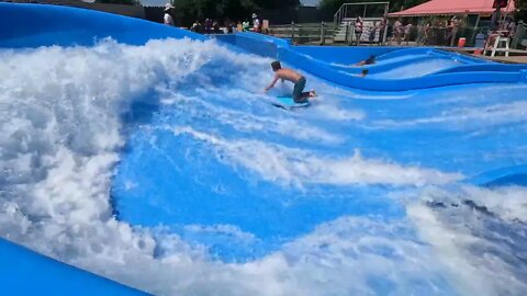 flowrider - Zach - 6 at Soak City, Kings Island