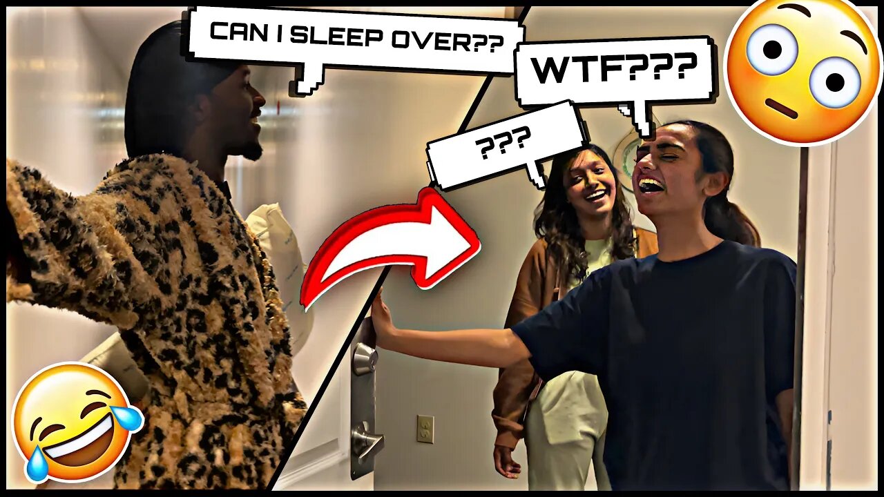 Asking Random College Students If I Could Sleepover