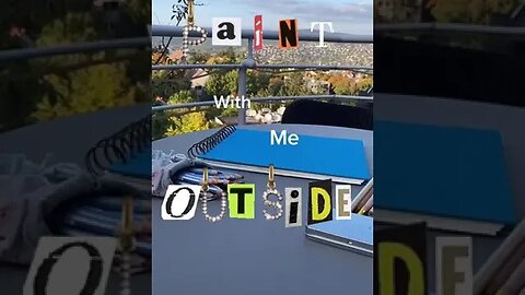 Paint With Me Outside tiktok coconut adele