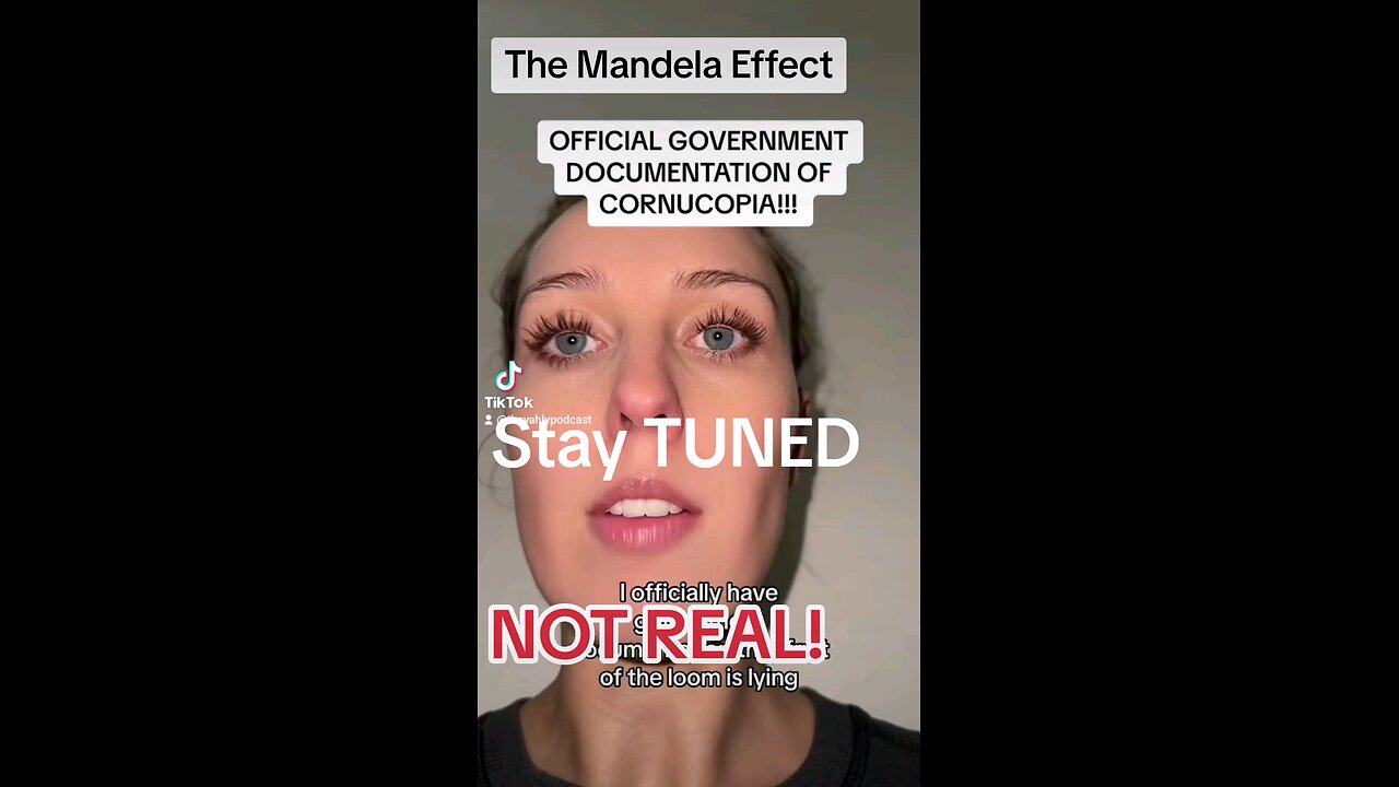The Mandela Effect is NOT real!!