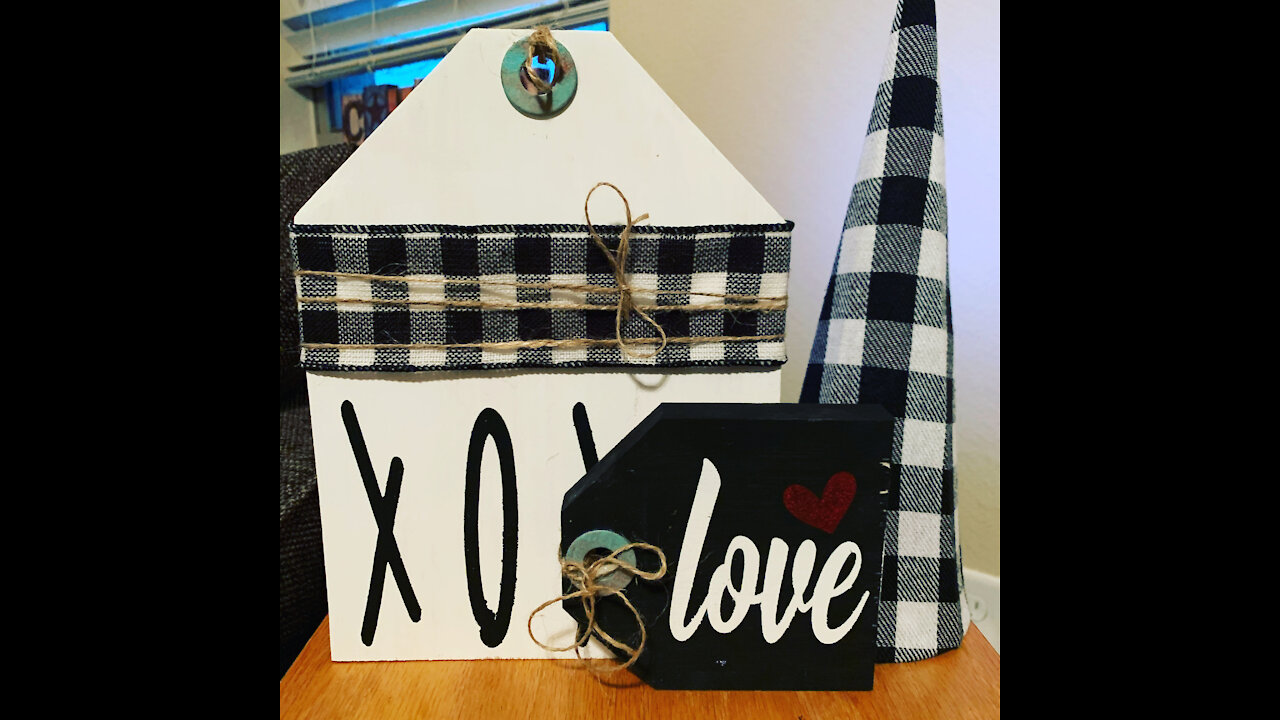 DIY XOXO/Love Tag