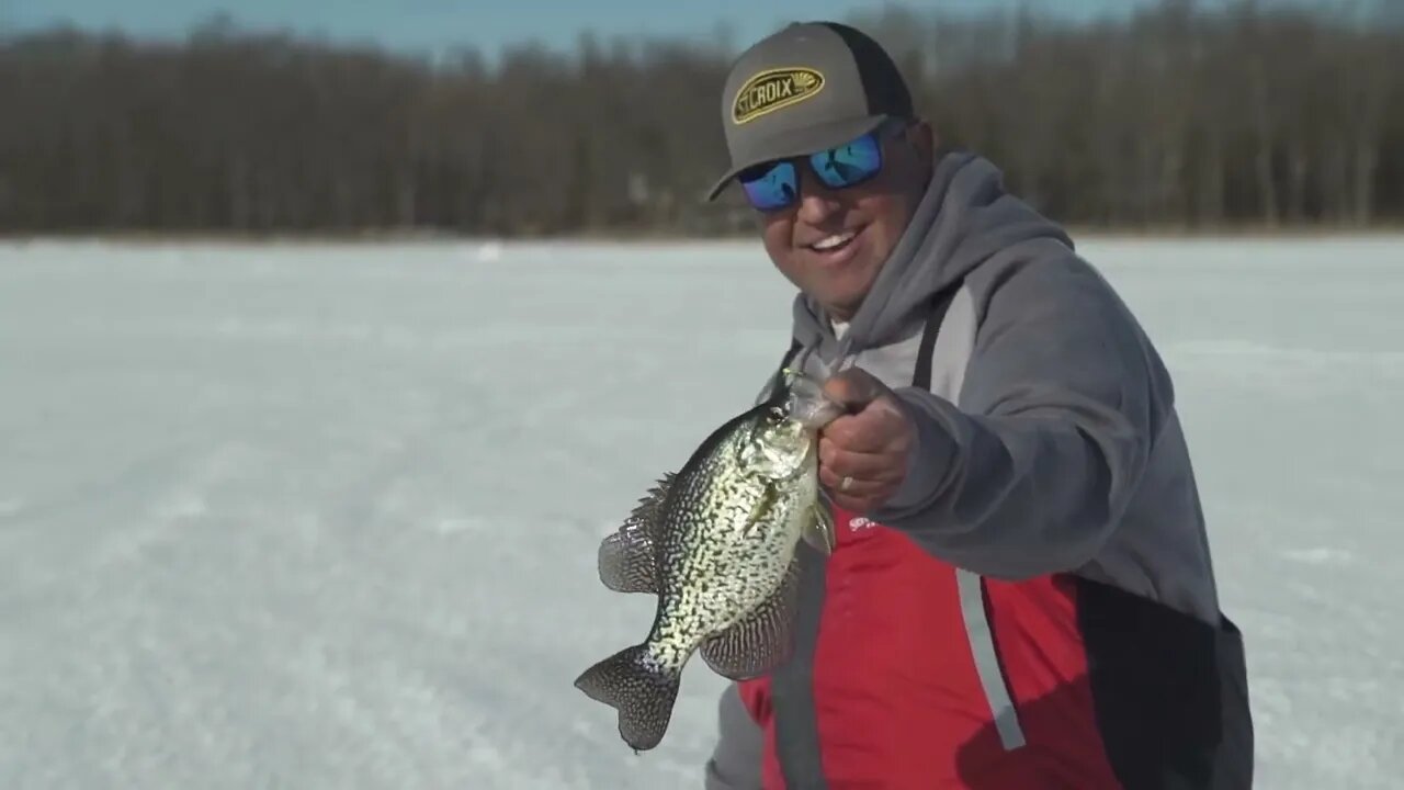 Late Ice Crappies in Northern Minnesota