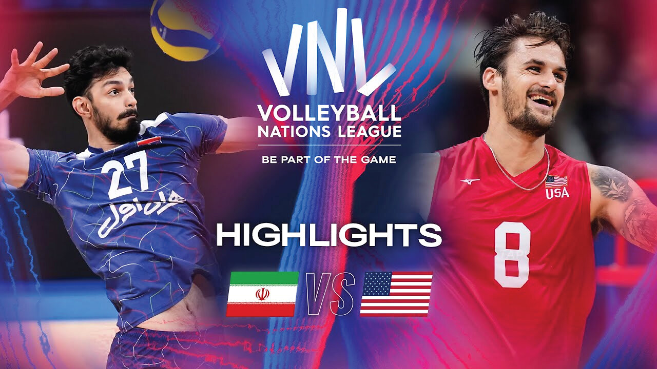 🔴 Men's VNL 2024 | Highlights | Week 3 | 🇮🇷 IRI vs. 🇺🇸 USA