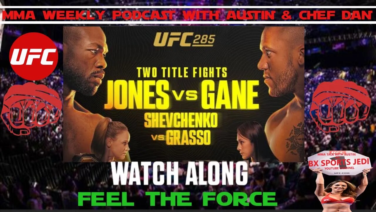 👊🏻UFC285 JONES VS GANE WATCH-ALONG / MMA WEEKLY PODCAST CREW