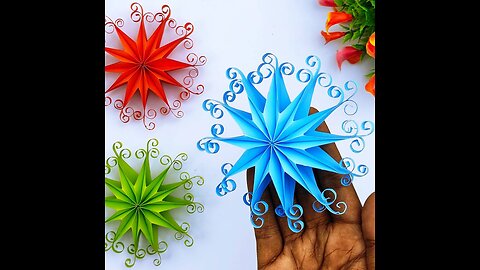 DIY Christmas Decorations🎄How to Make Paper Christmas Snowflake❄️