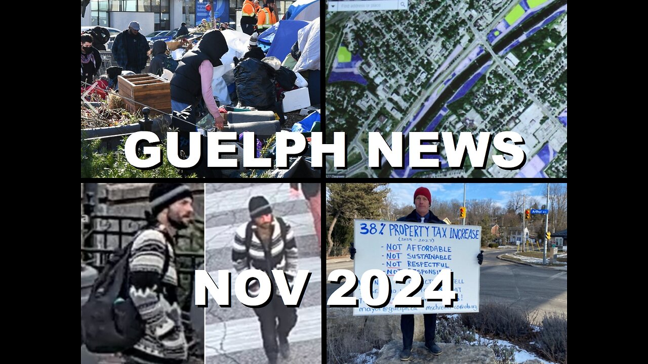 Guelph News: Safe Space Bylaw Enforcement, Business Cables Cut, & Mayor's Tax Increase | Nov 2024