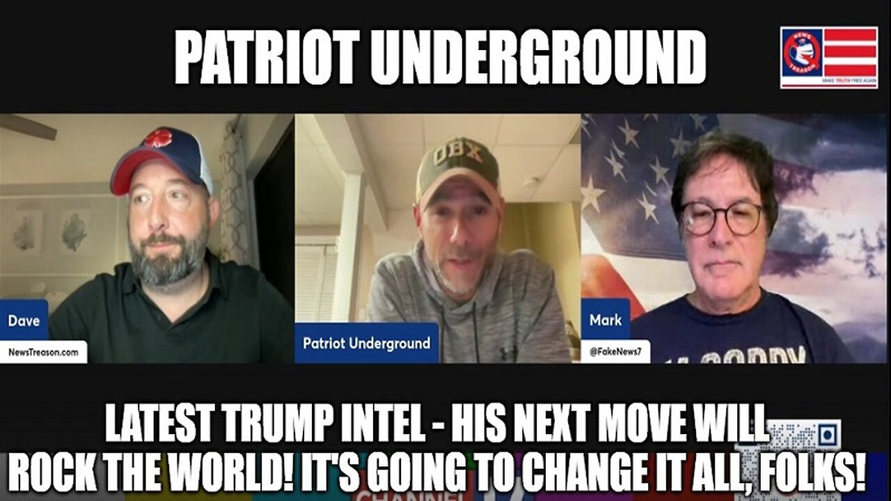 Patriot Underground: Latest Trump Intel - His Next Move Will Rock the World! It's Going to Change it All, Folks!