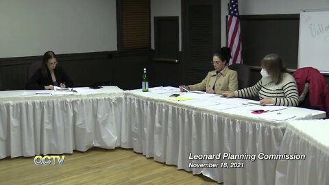 Leonard Planning Commission 11-18-21