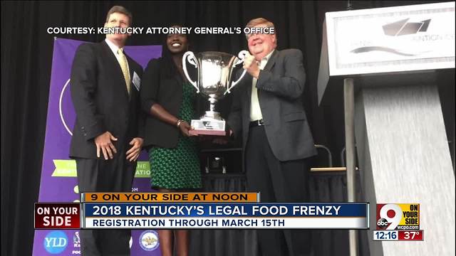 Registration ends soon for 2018 Kentucky Legal Food Frenzy