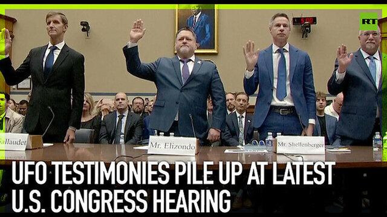 UFO testimonies pile up at latest U.S. Congress hearing.