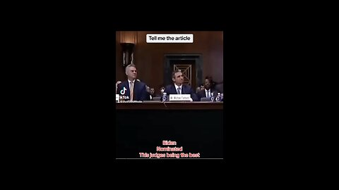 President Biden chosen judges don’t know the constitution article