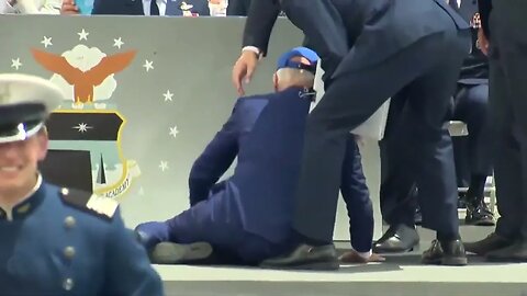 Joe Biden Falling Over Again #joebiden