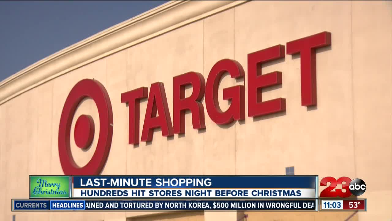 Hundreds hit stores the night before Christmas