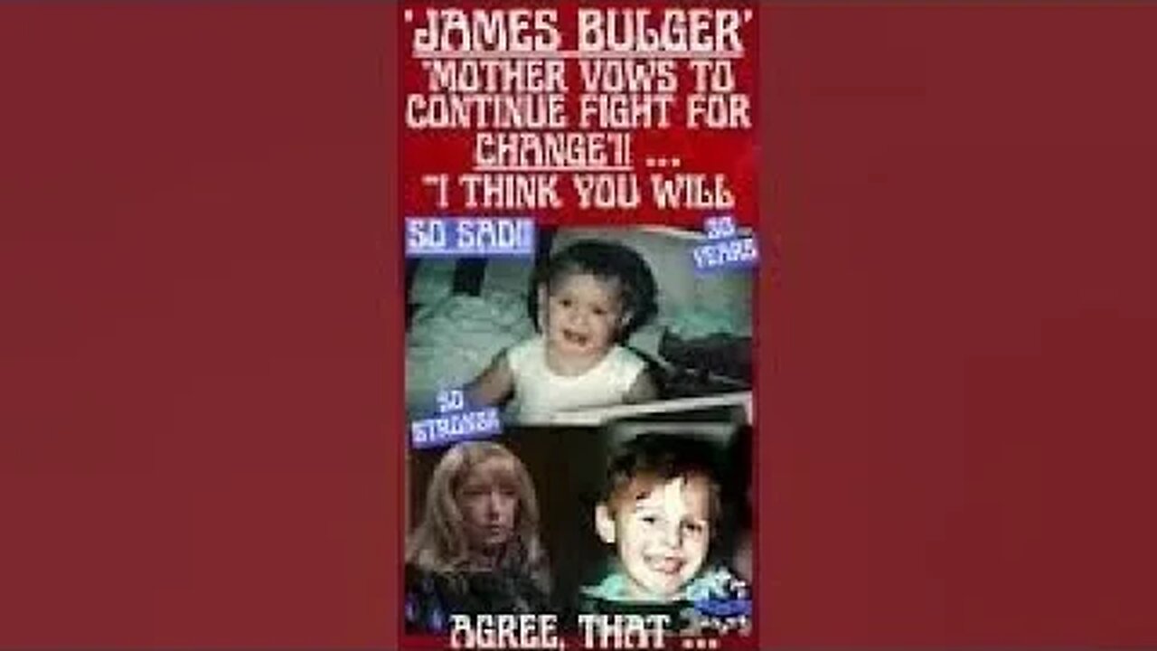 🔎 ‘JAMES BULGER’ “MUM ‘DENISE’ VOWS TO CONTINUE TO FIGHT FOR CHANGE, THIS WOMAN IS AMAZING”!! 💕💕💕